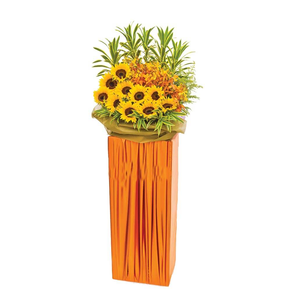 Arrangement Of Golden Flowers