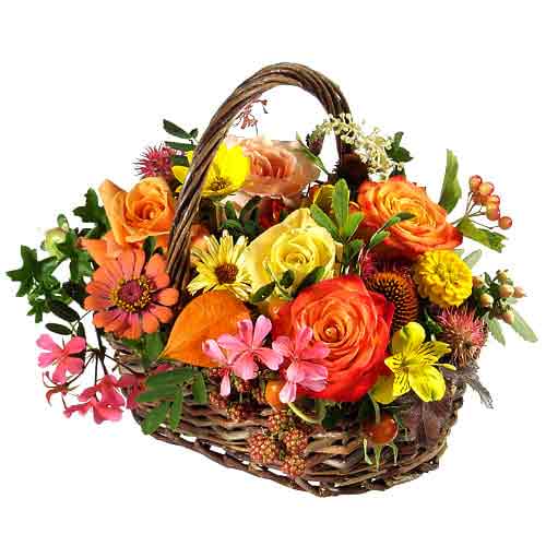 Splendid Floral Basket