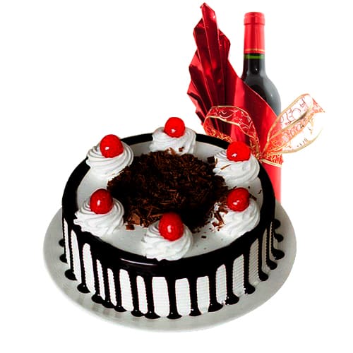 Send with your love to your dear ones, this Food and Drink (Cake With Wine) to e...
