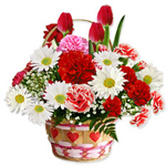 Precious Valentines Day Special Seasonal Flowers Arrangement for Close One