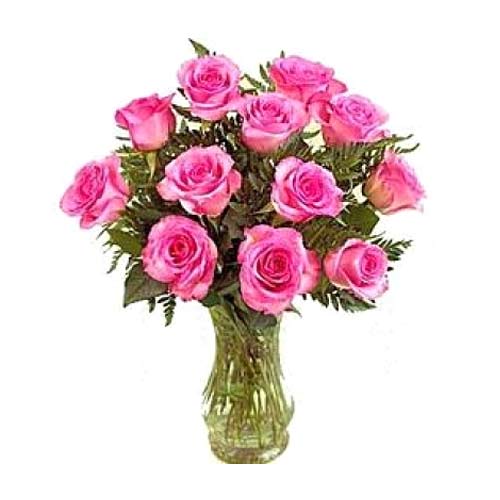 An amazing gift for the amazing people in your life, this Stunning Pink Roses br...