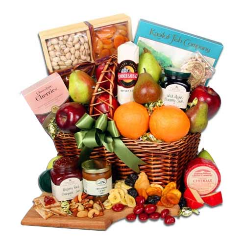 This splendid gift of Tantalizing Fresh Fruits and...