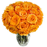 Brilliant Bouquet for New Year with 36 Orange Roses