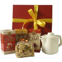 A delectable selection of Chai teas to be enjoyed ......  to Johannesburg