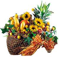 Fruits & Flower Basket - Fest