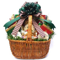 Holiday Cheese and Sausage Gift Basket , Hickory S...