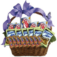 Special Chocolates N Cheese Cracker Gift Basket
