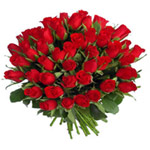 Distinctive Display of 48 Red Roses