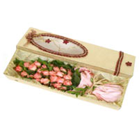 Smart Feelings 24 Pink Roses in Gift Box</br></br>