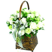  This   fragrant basket of blend of roses and......  to Daegu_SouthKorea.asp