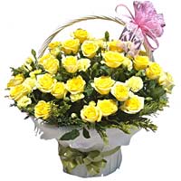 Yellow Roses bouquet  ......  to Cheonan_SouthKorea.asp