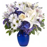 White flowers with vase  ......  to North Chungcheong_SouthKorea.asp