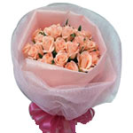 two dozen long-stem pink roses of picture-perfect ......  to Ulsan