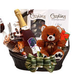 Guylian and Champagne Hamper