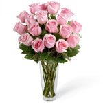 Charming Bunch of 24 Pink Roses