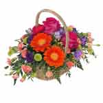Artistic Flower Basket of Good Wishes