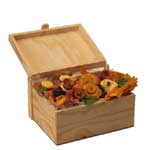 A Chest Containing A Set Of Dried Fruits And Caramelised Peanuts(No Saturday  De...