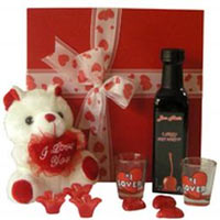 Enjoy a shot of cherry liqueur in Valentine themed......  to Welkom_Southafrica.asp