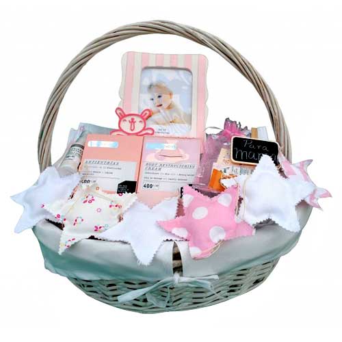 Send your love in the form of this Exclusive Baby Girl Care Basket for Mom to yo...