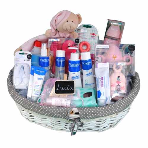 Just click and send this Complete Baby Pharmacy Products Gift Basket conveying t...
