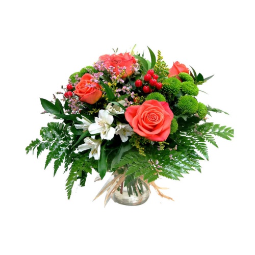 Arrangement Variety Of Flowers