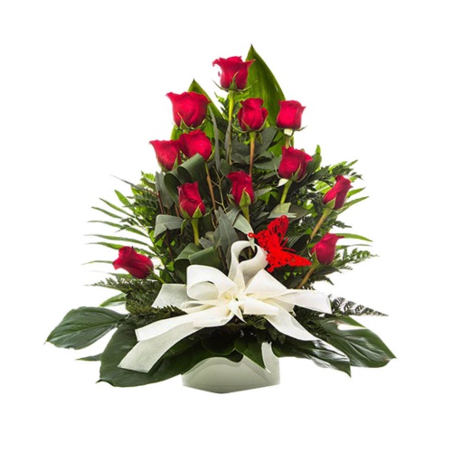 Our Red Roses Bouquet will surprise your lover thi......  to Albacete