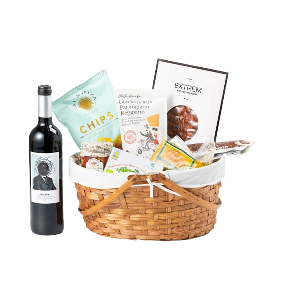 Gift Basket Of Gourmet Food