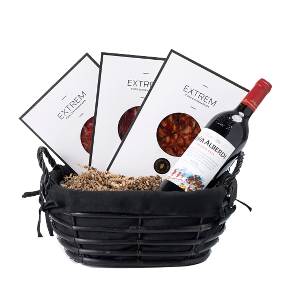 Meat And Rioja Gift Basket