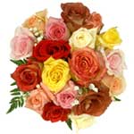 24 Mixed Roses Arrangement