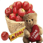 Apple Basket With Toblerone Ch...