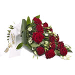 For a love that lasts forever. This sad bouquet consists of our finest red roses...