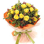 Yellow Roses Bunch