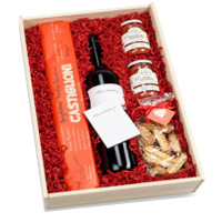 Lovable Dive In Gourmet n Wine Gift Box