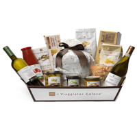 Cute Pure Luxury Gift Basket with Wine