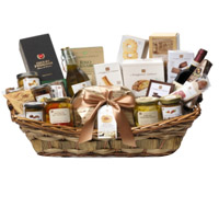 Classy Heartwarming Feast Gift Basket of Assortments