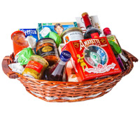 Incomparable Golden Holiday Wine n Assortments Gift Basket