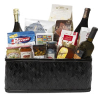 Breathtaking Anytime Delight Food Gift Basket Hamper