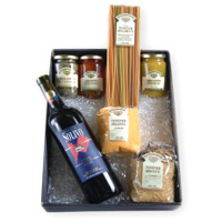 Alluring Love You More Wine Breakfast Treat Hamper