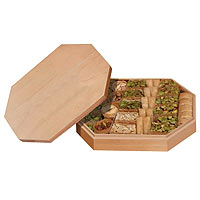 Alsultan Mix Bakalava Seven Types in a Wooden Box 1kg