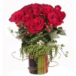 Delightful Rose Revelation Red Bouquet