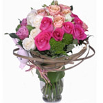 Clustered Fragrance of Love Mixed Roses Arrangements