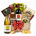 Just click and send this Fabulous Wine Gift Basket...