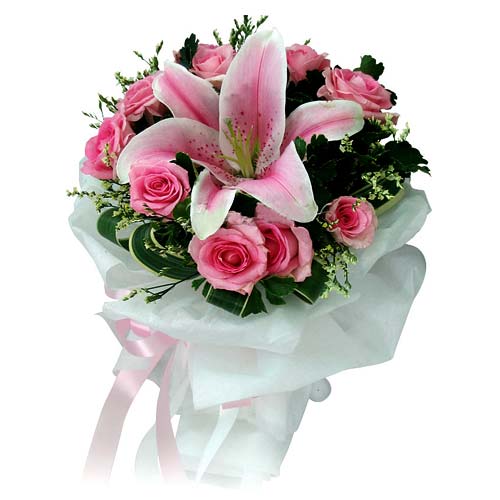 Stunning Pink Flowers For Valentine