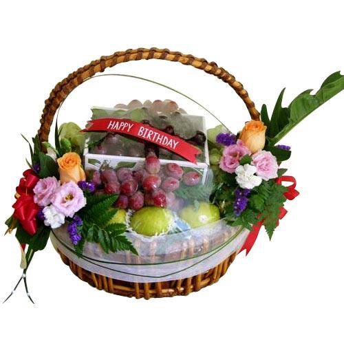 Natural Basket of Fruits