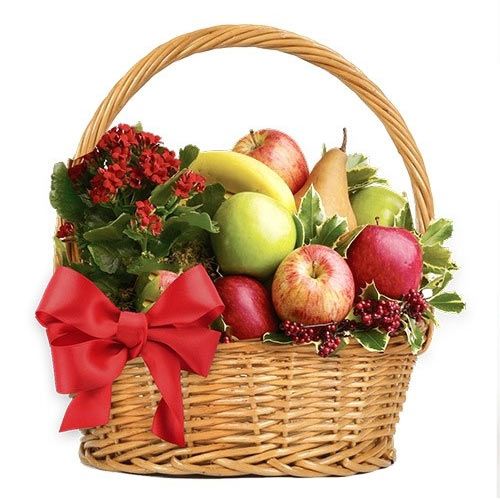 Rich Grand Holiday Luxury Fruit Gift Basket