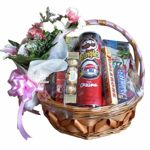 Alluring Toast of Jubilance Assortments Gift Basket