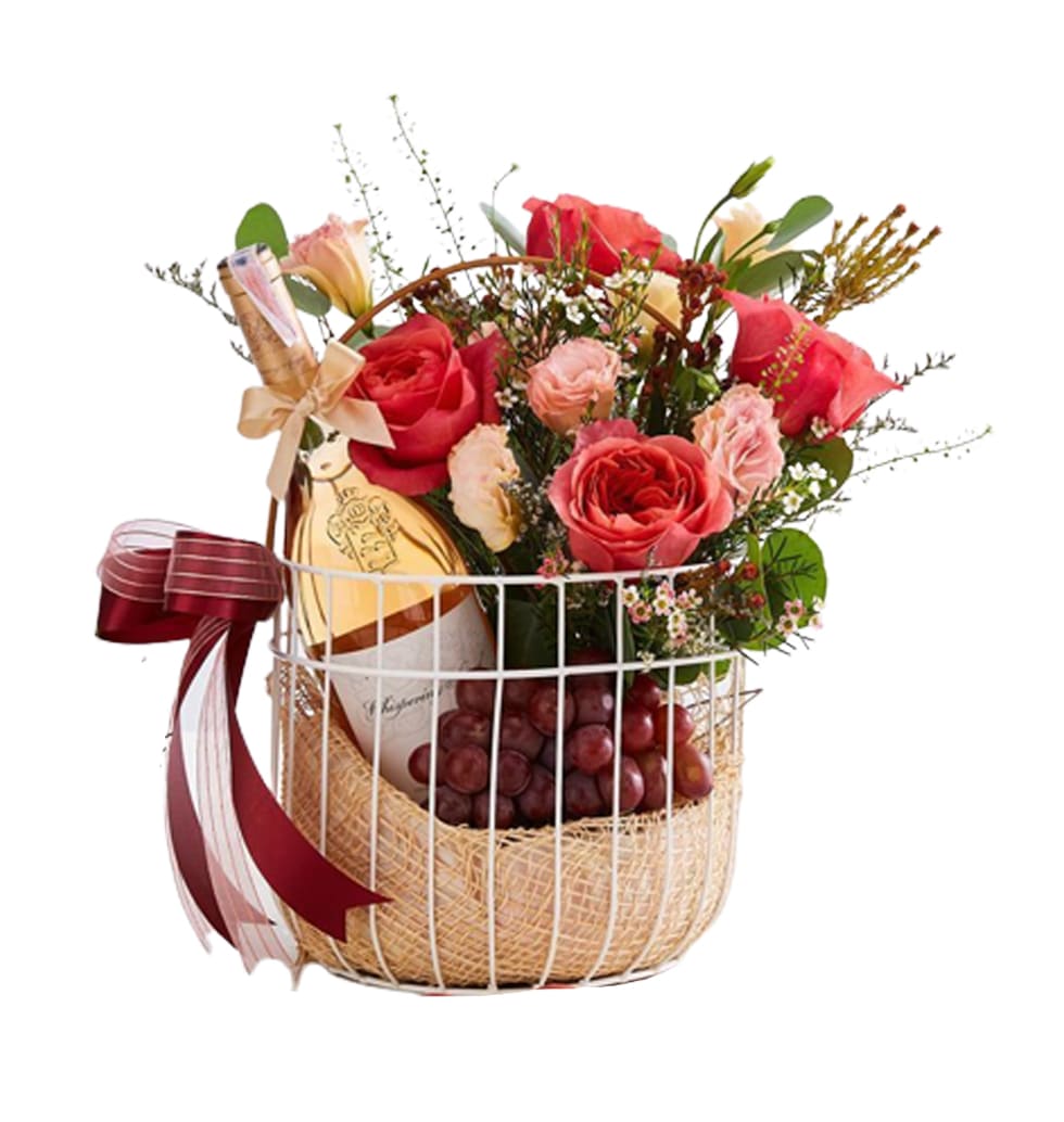 Make use of this opulent gift basket to show off y...