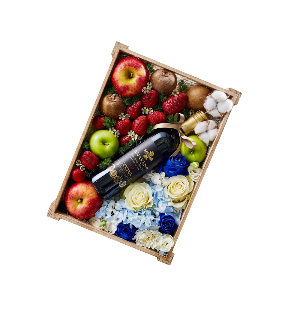 Fruits and wine are the ideal present for any even...
