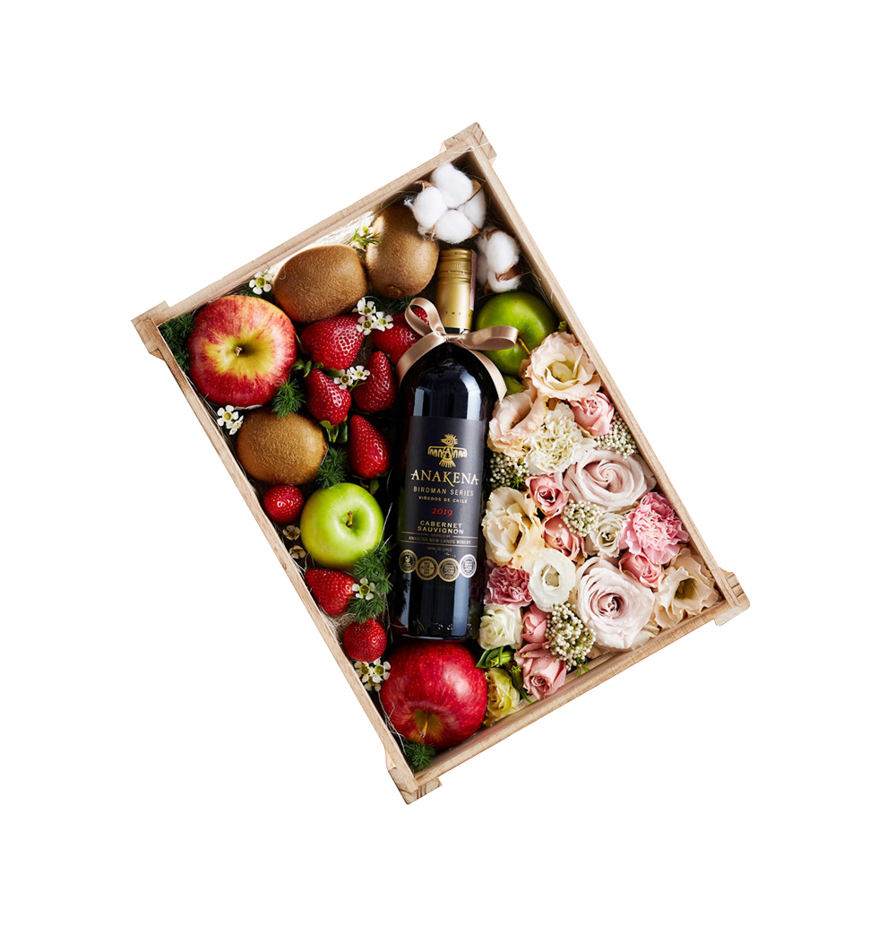 Decorative Fruit And Wine Box