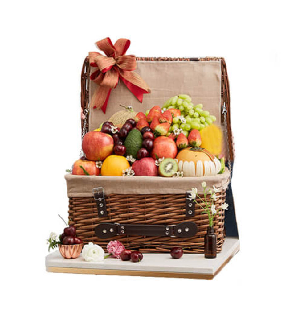 Fresh Fruit In A Basket
